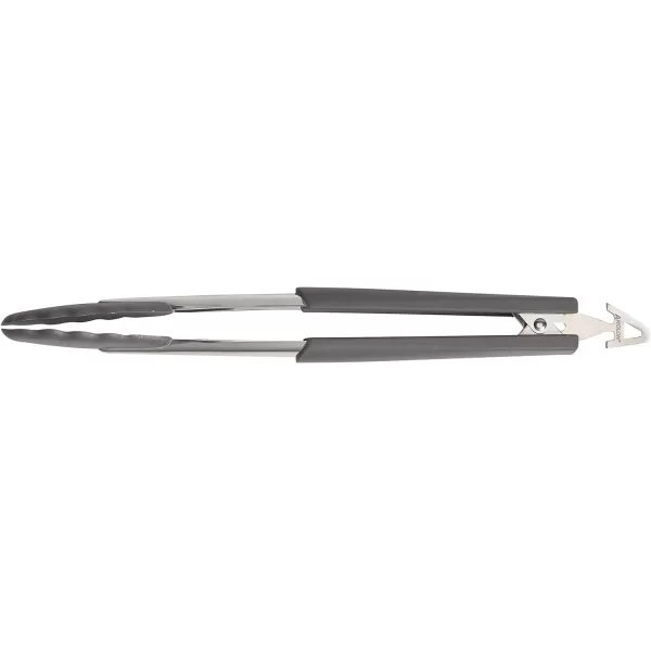 Anolon SureGrip Stainless Steel Meat Fork/Kitchen Tool, 13.25 Inch, Gray,46288