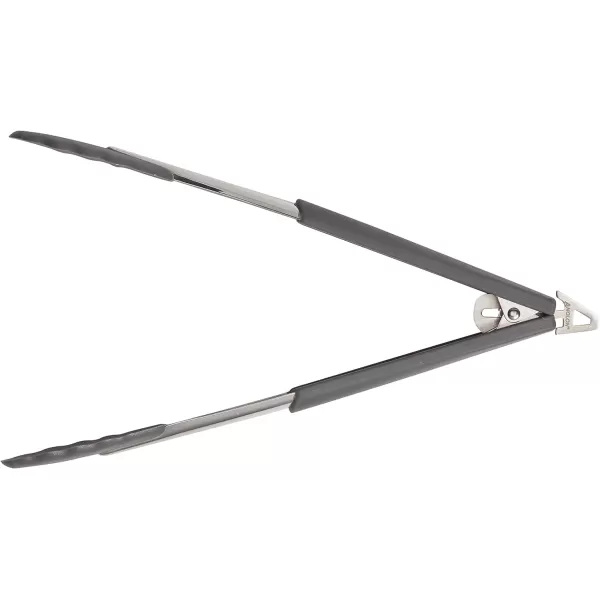 Anolon SureGrip Stainless Steel Meat Fork/Kitchen Tool, 13.25 Inch, Gray,46288
