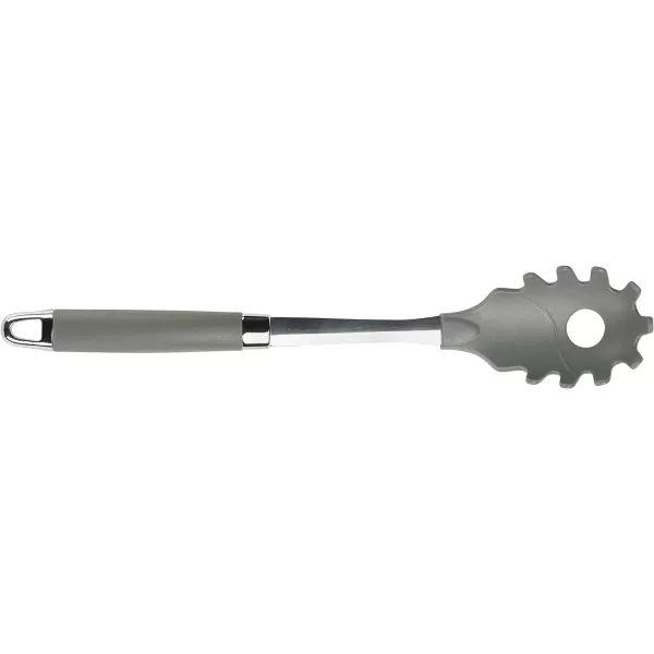Anolon SureGrip Stainless Steel Meat Fork/Kitchen Tool, 13.25 Inch, Gray,46288)