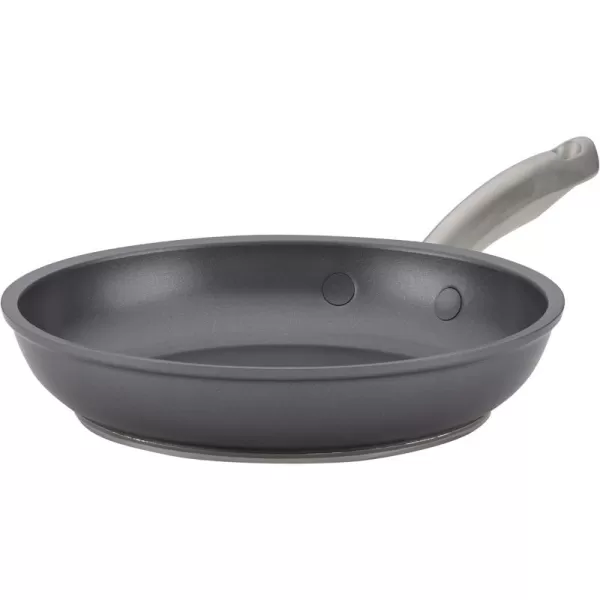 Anolon Accolade Forged Hard Anodized Nonstick Square Grill Pan/Griddle with Spouts, 11 Inch - Moonstone Gray)