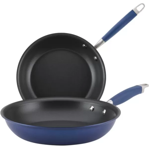 Anolon Advanced Hard-Anodized Nonstick 12-Inch Deep Frying Pan with Glass Lid / Nonstick Skillet, 12 Inch, Bronze