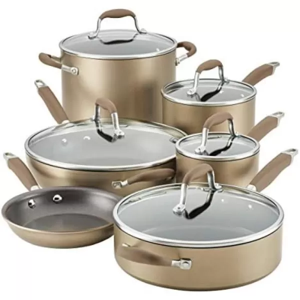 Anolon Advanced Home Hard-Anodized Nonstick 11-Piece Cookware Set 
