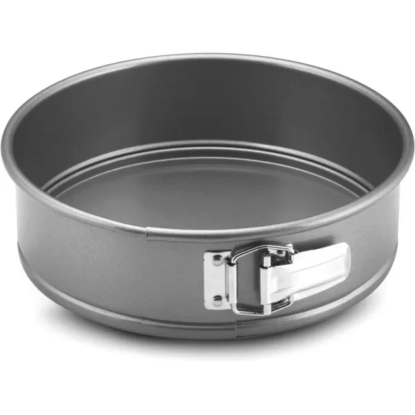 Anolon Advanced Nonstick Springform Baking Pan / Nonstick Springform Cake Pan / Nonstick Cheesecake Pan, Round - 9 Inch, Gray