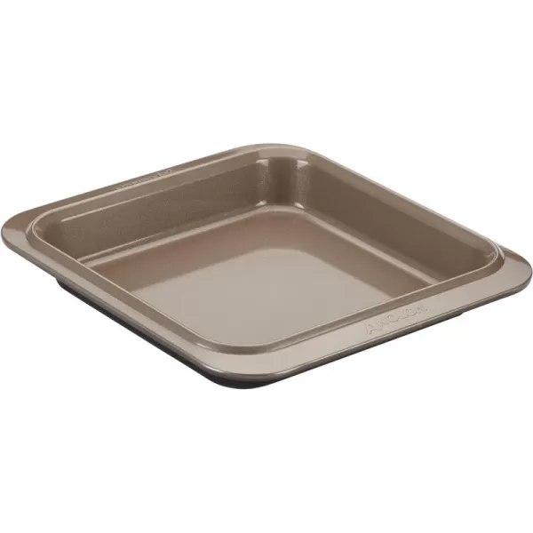 Anolon Eminence Nonstick Baking Pan / Nonstick Cake Pan, Square - 9 Inch, Black