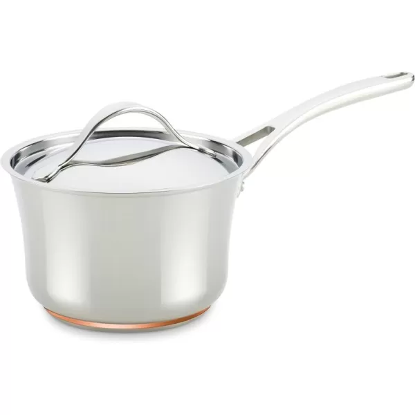 Anolon Nouvelle Stainless Steel Cookware Pots and Pans Set, 10 Piece)