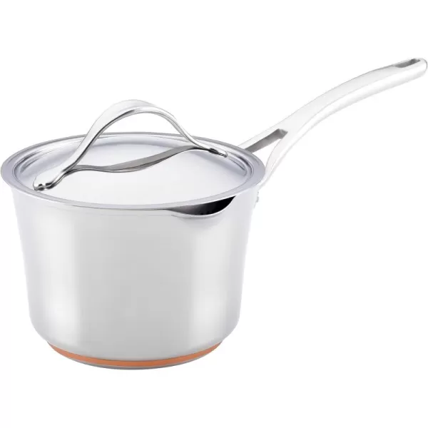 Anolon Nouvelle Stainless Steel Cookware Pots and Pans Set, 10 Piece)