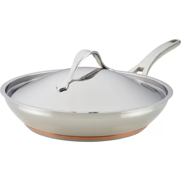 Anolon Nouvelle Stainless Steel Cookware Pots and Pans Set, 10 Piece)