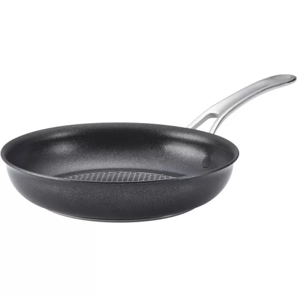 Anolon X Hybrid Nonstick Cookware Frying Pans/Skillet Set, Induction Suitable, 8 Inch, 10 Inch, and 12 Inch - Charcoal Gray