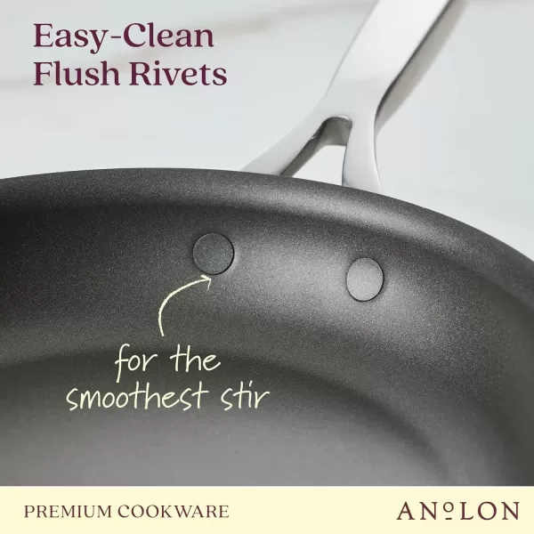 imageAnolon Ascend Hard Anodized Nonstick Frying PanSkillet  Good for All Stovetops Gas Glass Top Electric ampamp Induction Dishwasher ampamp Oven Safe with Stainless Steel Handle 12 Inch  BronzeSkillet 10 Inch