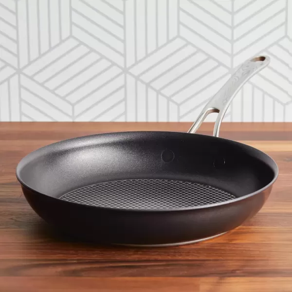 imageAnolon X Hybrid Nonstick Induction Frying PansSkillet Set 10 Inch and 12 Inch Dark GraySkillet 10 Inch