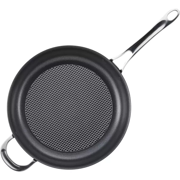 imageAnolon X Hybrid Nonstick Induction Frying PansSkillet Set 10 Inch and 12 Inch Dark GraySkillet Set 10 Inch  12 Inch