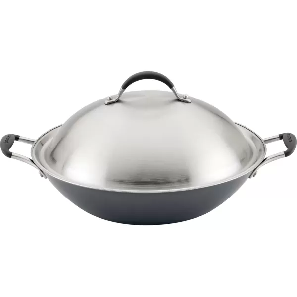 imageCirculon A1 Series with ScratchDefense Technology Nonstick Induction Frying PansSkillet Set 85 Inch and 10 Inch  Graphite Skillet Set 85quot ampamp 10quotWok 14