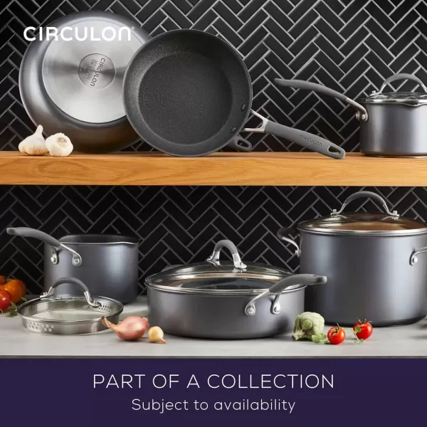 imageCirculon A1 Series with ScratchDefense Technology Nonstick Induction Frying PansSkillet Set 85 Inch and 10 Inch  Graphite Skillet Set 85quot ampamp 10quotSkillet 10