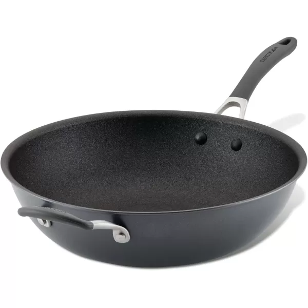 imageCirculon A1 Series with ScratchDefense Technology Nonstick Induction Frying PansSkillet Set 85 Inch and 10 Inch  Graphite Skillet Set 85quot ampamp 10quotStirfry w Helper Handle 1325