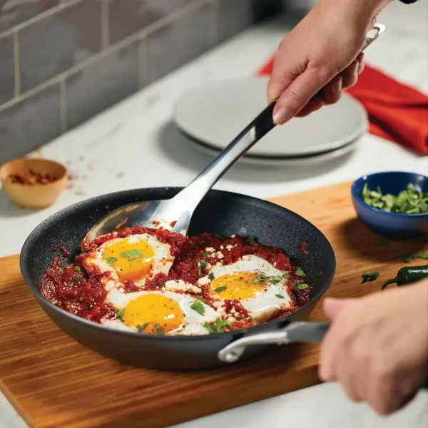 imageCirculon A1 Series with ScratchDefense Technology Nonstick Induction Frying PansSkillet Set 85 Inch and 10 Inch  Graphite Skillet Set 85quot ampamp 10quotSkillet 10