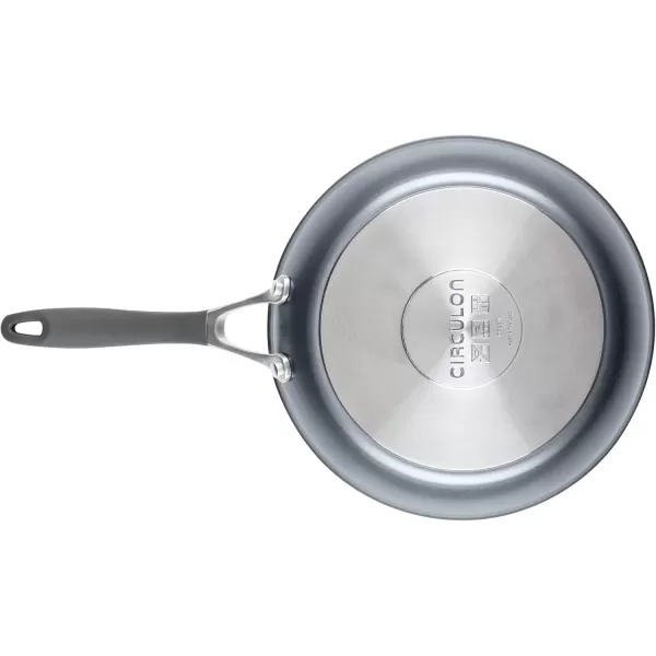 imageCirculon A1 Series with ScratchDefense Technology Nonstick Induction Frying PansSkillet Set 85 Inch and 10 Inch  Graphite Skillet Set 85quot ampamp 10quotSkillet Set w Lid 85  10  12