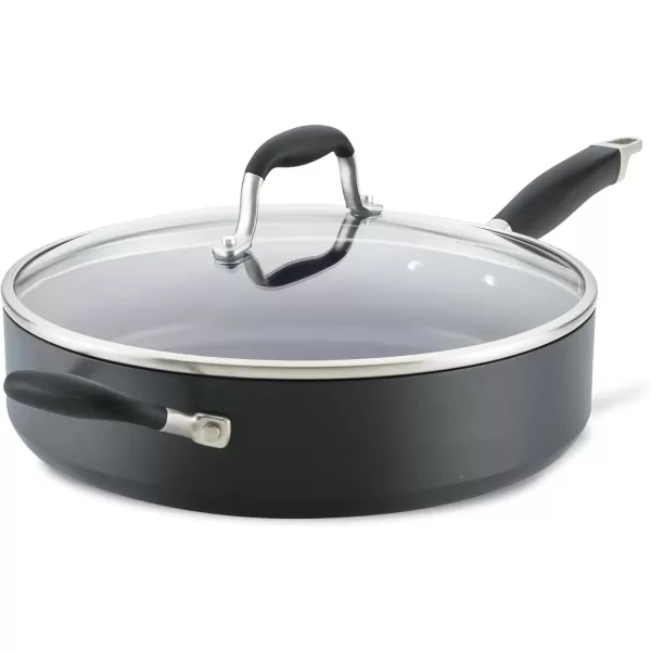 imageAnolon Advanced Home HardAnodized Nonstick Skillets 12Inch with Lid BronzeBronze
