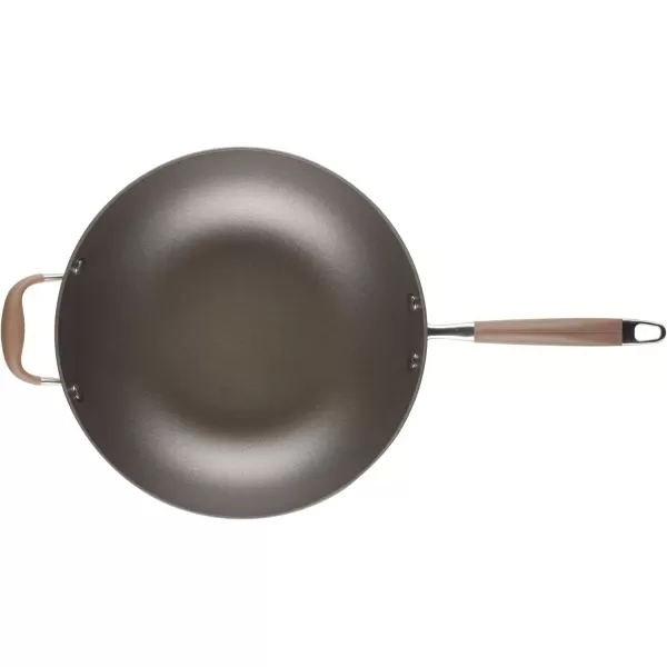 imageAnolon Advanced Home HardAnodized Nonstick Skillets 12Inch with Lid BronzeBronze