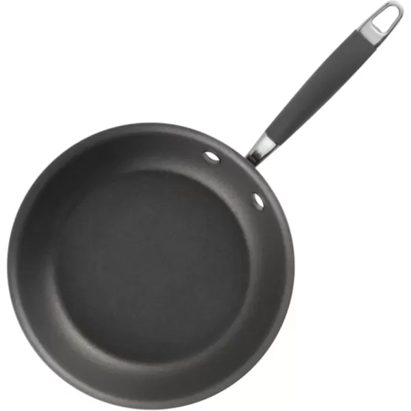 imageAnolon Advanced Home HardAnodized Nonstick Skillets 12Inch with Lid BronzeGray