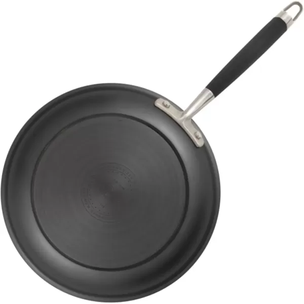 imageAnolon Advanced Home HardAnodized Nonstick Skillets 12Inch with Lid BronzeGray