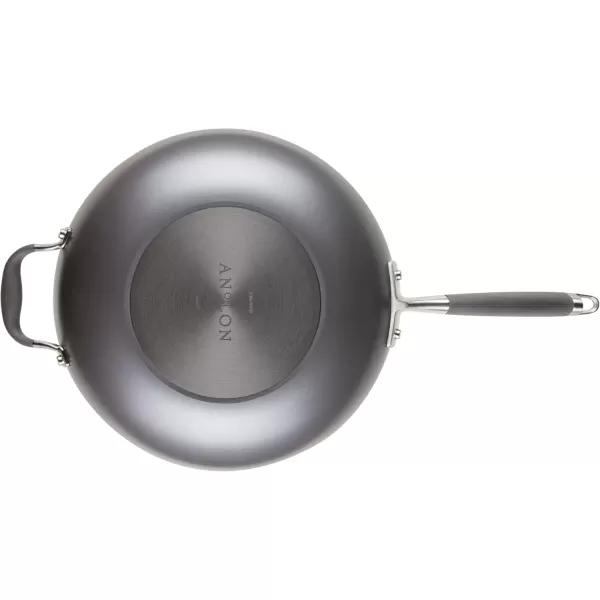 imageAnolon Advanced Home HardAnodized Nonstick Skillets 12Inch with Lid BronzeMoonstone