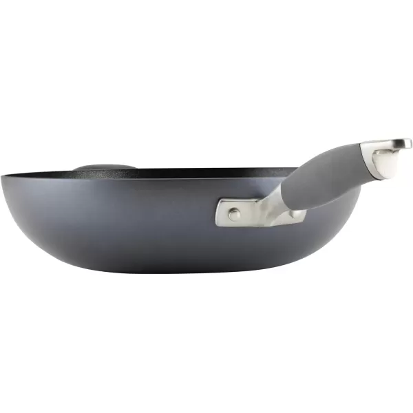 imageAnolon Advanced Home HardAnodized Nonstick Skillets 12Inch with Lid BronzeMoonstone