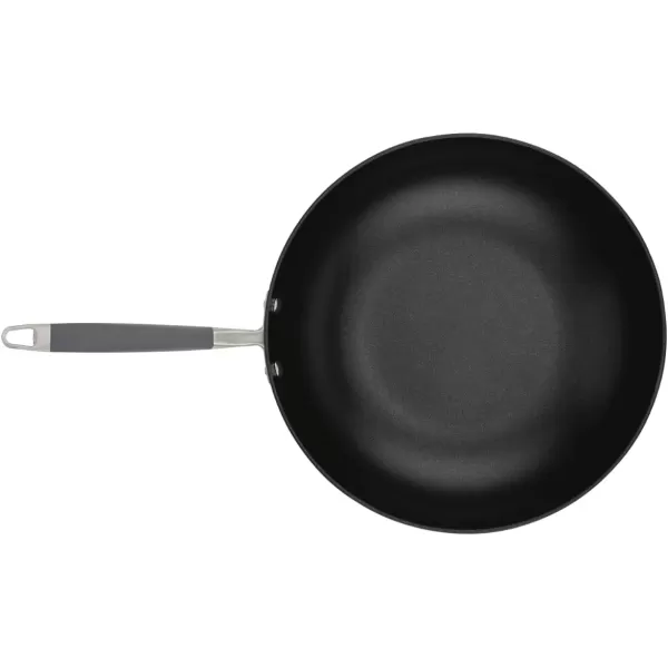 imageAnolon Advanced Home HardAnodized Nonstick Skillets 12Inch with Lid BronzeMoonstone