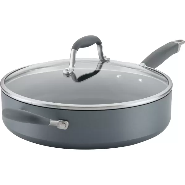 imageAnolon Advanced Home HardAnodized Nonstick Skillets 12Inch with Lid BronzeMoonstone