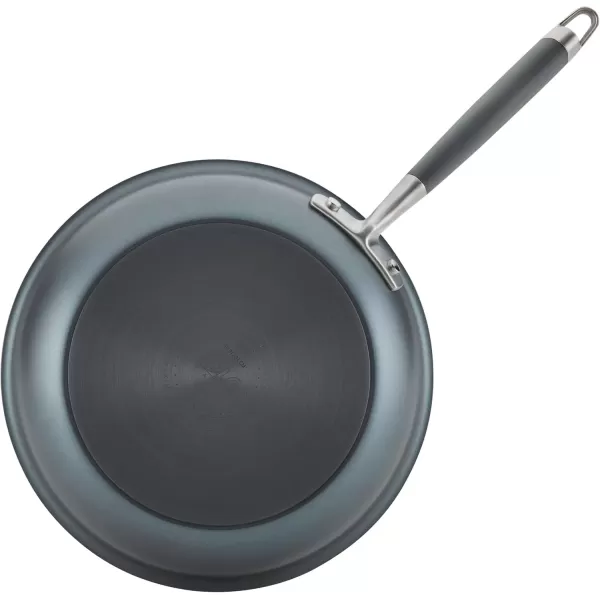 imageAnolon Advanced Home HardAnodized Nonstick Skillets 12Inch with Lid BronzeMoonstone