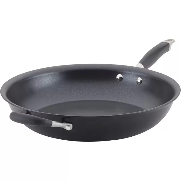 imageAnolon Advanced Home HardAnodized Nonstick Skillets 12Inch with Lid BronzeOnyx