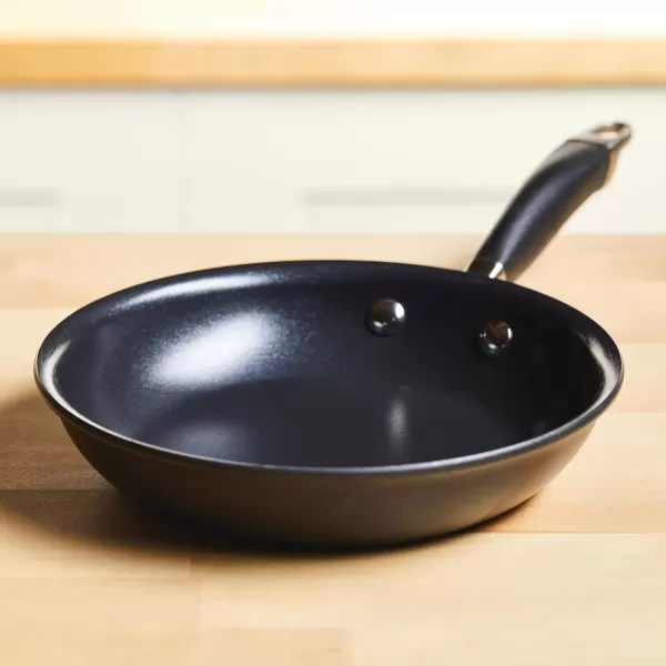 imageAnolon Advanced Home HardAnodized Nonstick Skillets 12Inch with Lid BronzeOnyx