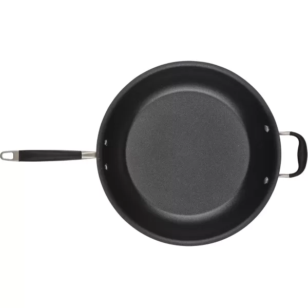 imageAnolon Advanced Home HardAnodized Nonstick Skillets 12Inch with Lid BronzeOnyx