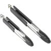 imageAnolon SureGrip Nonstick Nylon Solid Spoon Gray 1325Inch Tools and Gadgets  46283Tong Set