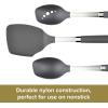 imageAnolon SureGrip Nonstick Nylon Solid Spoon Gray 1325Inch Tools and Gadgets  46283Tool Set 6 Piece
