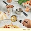 imageAnolon SureGrip Tools and Gadgets Magnetic Measuring Cup Set Stackable 4 Piece Stainless SteelMeasuring Cup Set
