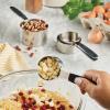 imageAnolon SureGrip Tools and Gadgets Magnetic Measuring Cup Set Stackable 4 Piece Stainless SteelMeasuring Cup Set
