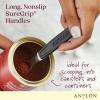 imageAnolon SureGrip Tools and Gadgets Magnetic Measuring Cup Set Stackable 4 Piece Stainless SteelMeasuring Spoon Set