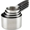 imageAnolon SureGrip Tools and Gadgets Magnetic Measuring Cup Set Stackable 4 Piece Stainless SteelMeasuring Cup Set