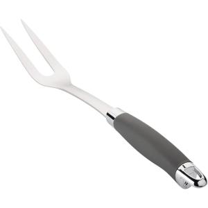 imageAnolon SureGrip Nonstick Nylon Solid Spoon Gray 1325Inch Tools and Gadgets  46283Meat Fork