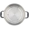 imageAnolon Advanced HardAnodized Dutch Oven Multipurpose Steamer Set 85Quart GraphiteGray