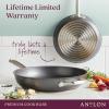 imageAnolon Accolade Forged Hard Anodized Nonstick Cookware Pots and Pans Set 12 Piece  Moonstone GrayCookware Set 12 Piece