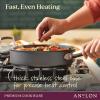 imageAnolon Accolade Forged Hard Anodized Nonstick Cookware Pots and Pans Set 12 Piece  Moonstone GrayCookware Set 12 Piece