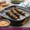 imageAnolon Accolade Forged Hard Anodized Nonstick Cookware Pots and Pans Set 12 Piece  Moonstone GrayGrill Pan 11
