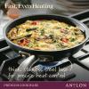 imageAnolon Accolade Forged Hard Anodized Nonstick Cookware Pots and Pans Set 12 Piece  Moonstone GraySkillet 8