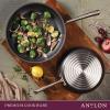 imageAnolon Accolade Forged Hard Anodized Nonstick Cookware Pots and Pans Set 12 Piece  Moonstone GraySkillet Set 8  10
