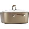imageAnolon Advanced Hard Anodized Nonstick Casserole DishCasserole Pan with Lid  7 Quart Graphite GrayBronze