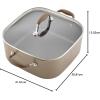 imageAnolon Advanced Hard Anodized Nonstick Casserole DishCasserole Pan with Lid  7 Quart Graphite GrayBronze