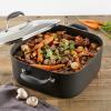 imageAnolon Advanced Hard Anodized Nonstick Casserole DishCasserole Pan with Lid  7 Quart Graphite GrayGray