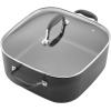imageAnolon Advanced Hard Anodized Nonstick Casserole DishCasserole Pan with Lid  7 Quart Graphite GrayGray
