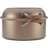imageAnolon Advanced Home HardAnodized Nonstick Two Step Meal Set 5 Qt Dutch Oven ampamp 10quot Everything Pan Lid Bronze2Piece Cookware Set 5 Quart  10 Inch